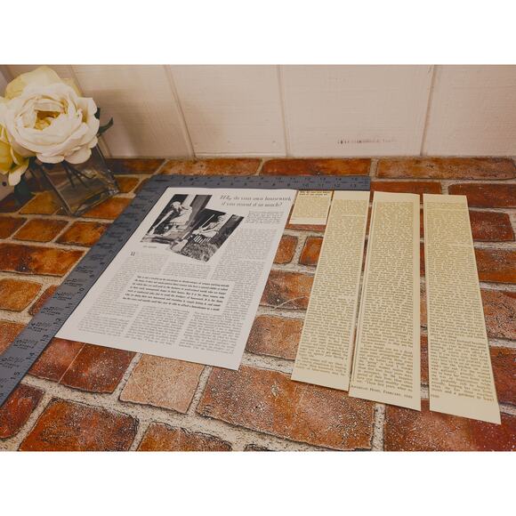 1940‎ "Why Do Your Own Housework If You Resent It So Much?" Vtg Print Article - Picture 6 of 9